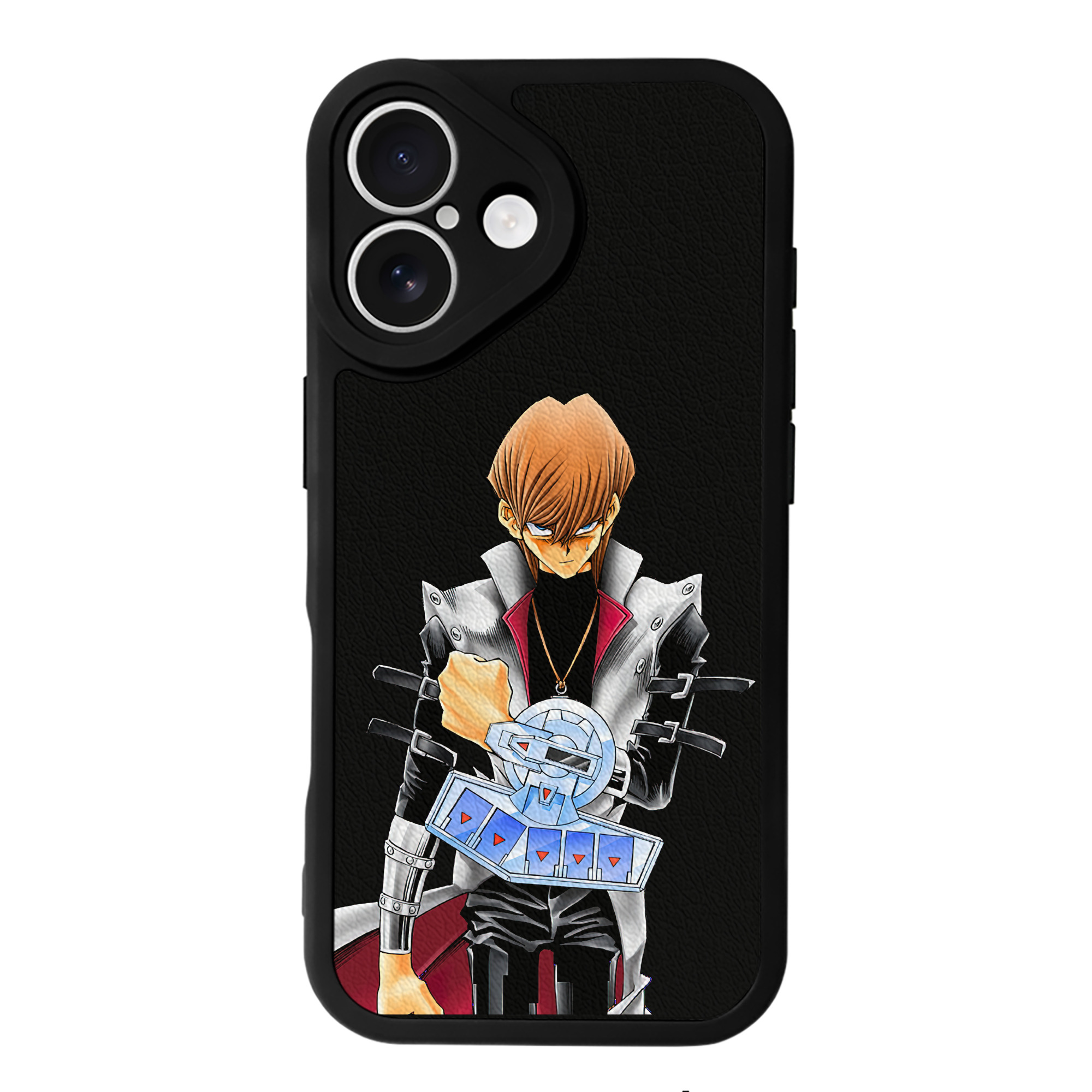 遊☆戯☆王 Yu-Gi-Oh! 【iPhone 16シリーズ対応】シリコンスマホケース（レザー調） 材質：シリコン
